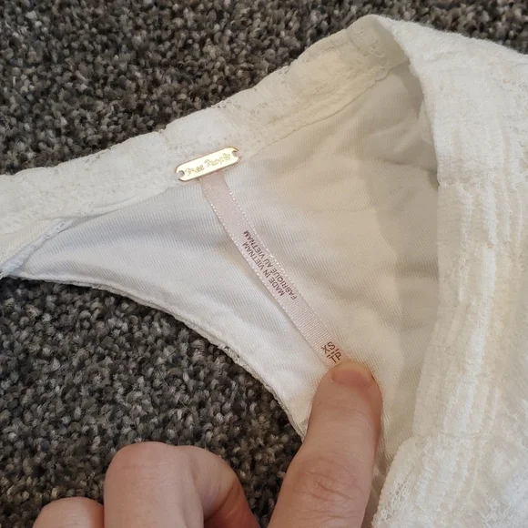 NWT Free People Y2K Round Neck Long Puff Sleeve Top blouse tee - Picture 7 of 12